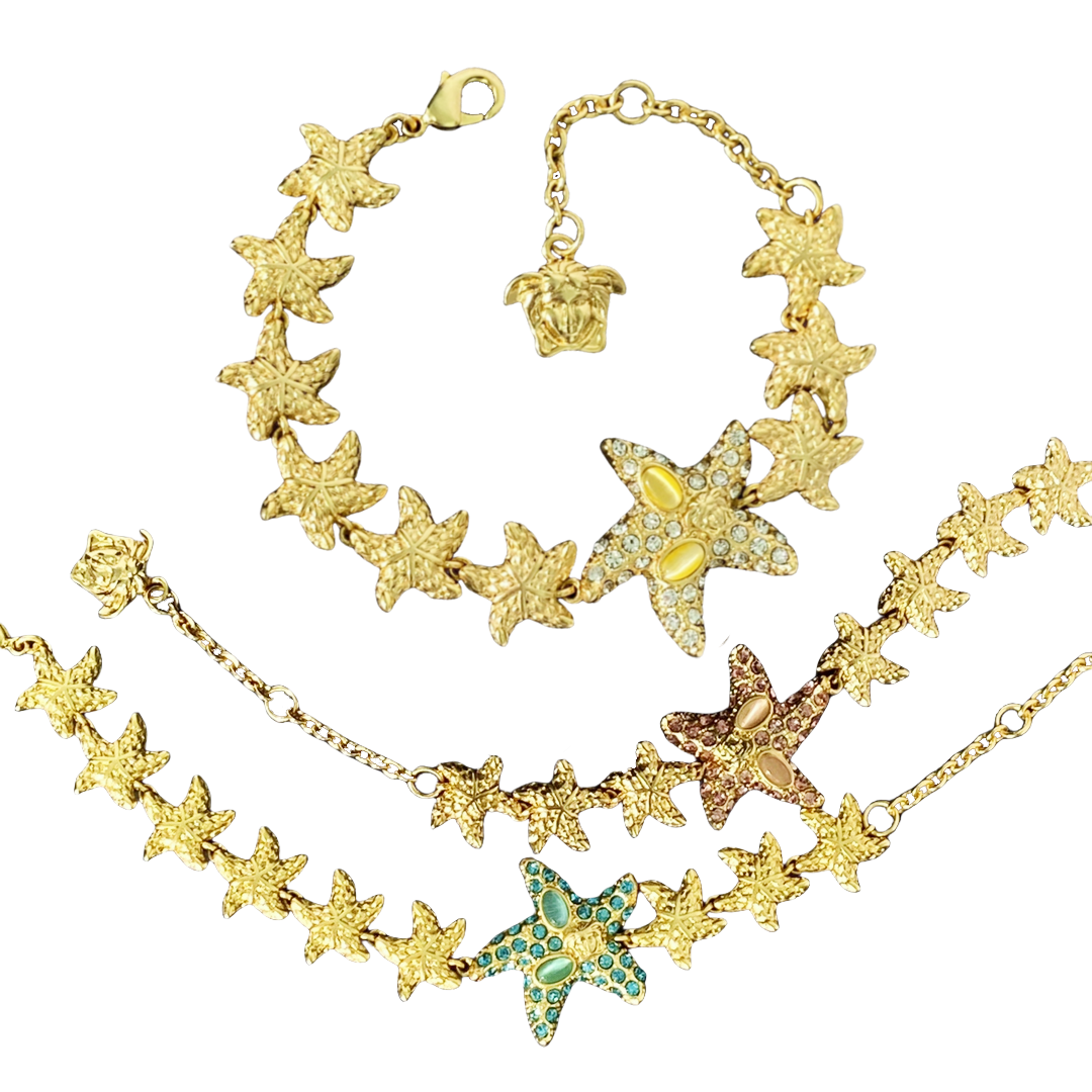 VSS011 Ancient Greek style Medusa incarnate starfish bracelet - ccfashionjewelry