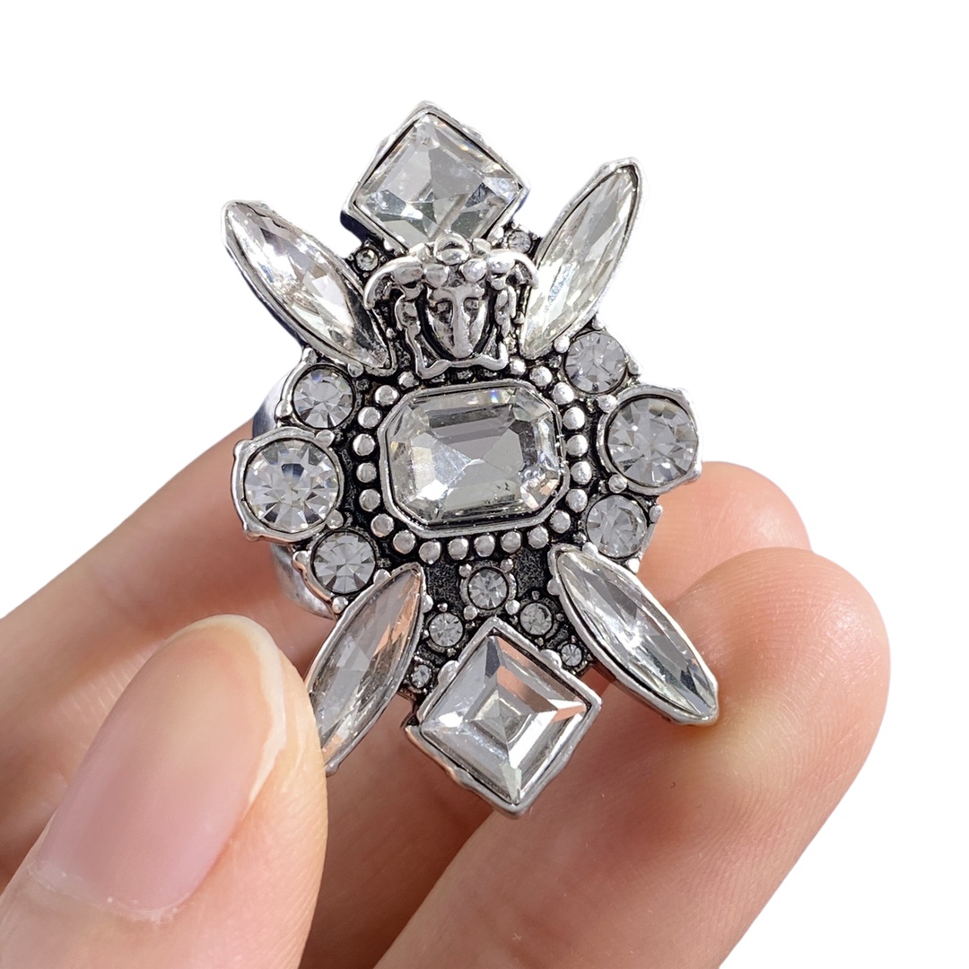 VSR025 Versace diamond ring - ccjewelryacc