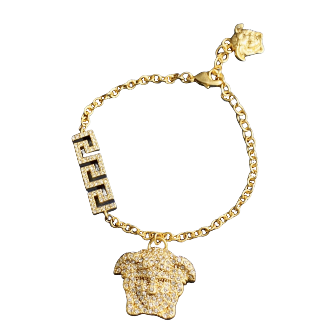 VSS006 Versace medusa charm bracelet - ccjewelryacc