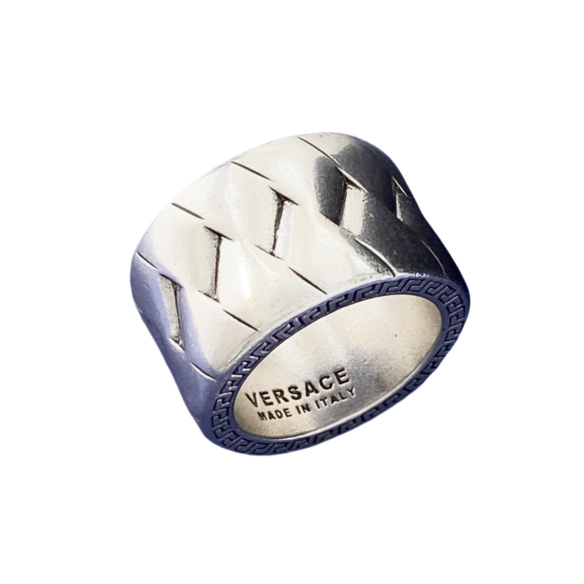 VSR024 Versace mens ring silver - ccjewelryacc