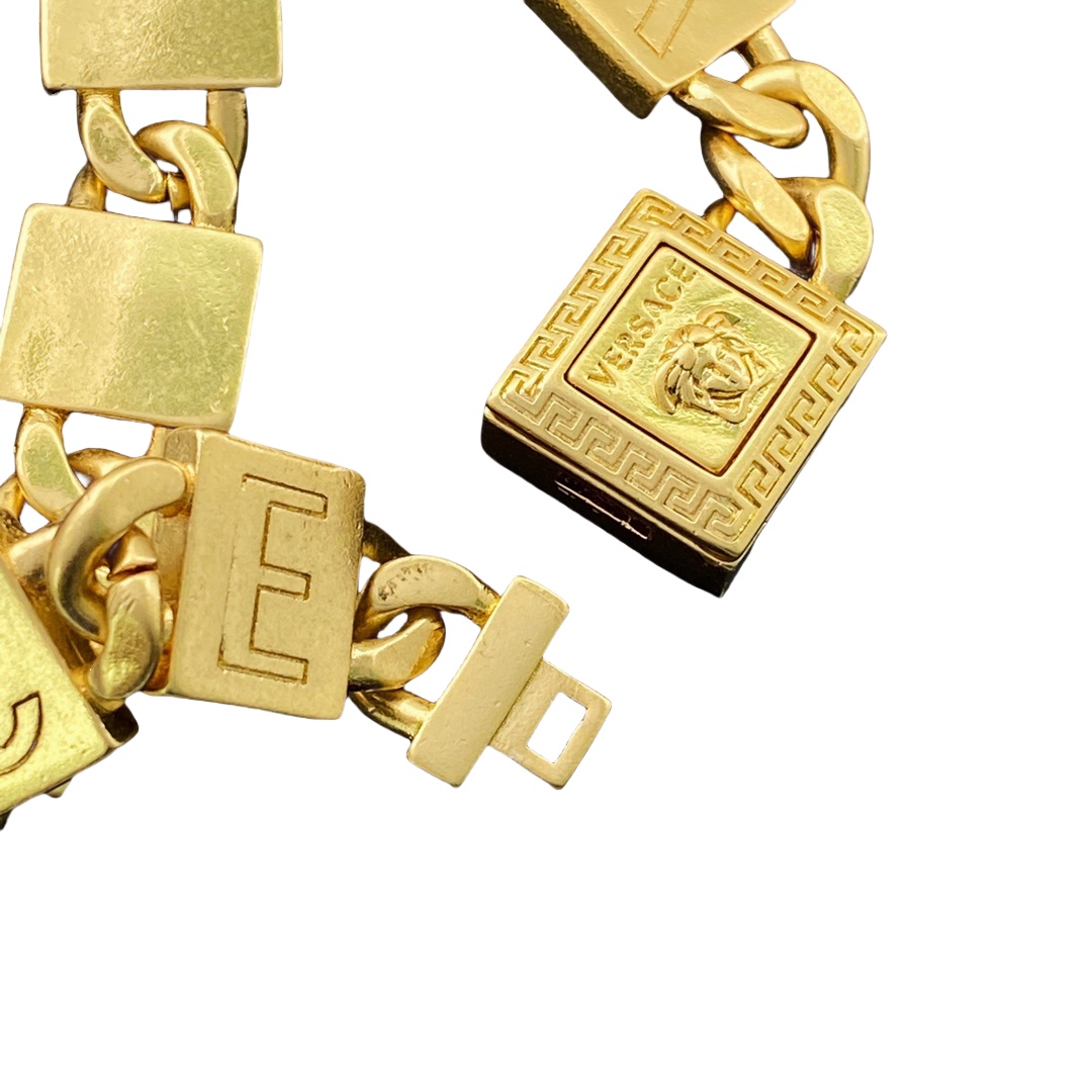 VSS025 Versace gold bracelet men's - ccjewelryacc