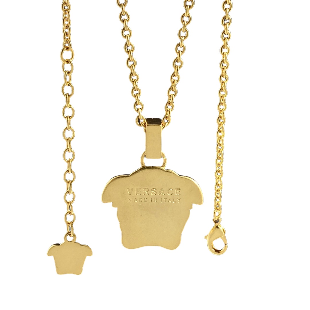 VSN022 Versace medusa head pendant necklace - ccjewelryacc