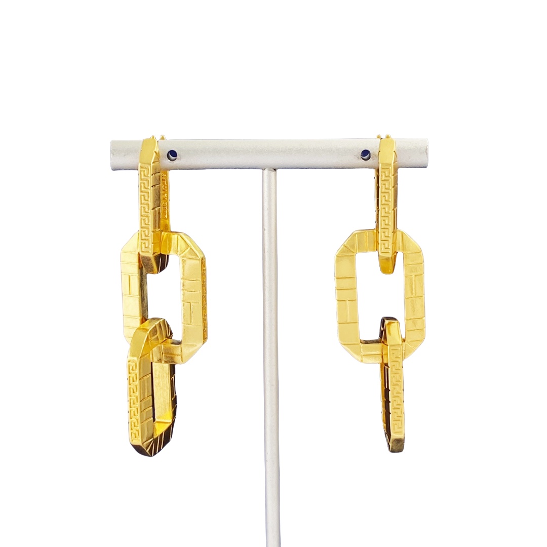 VSE063 Versace hoop earrings - ccjewelryacc