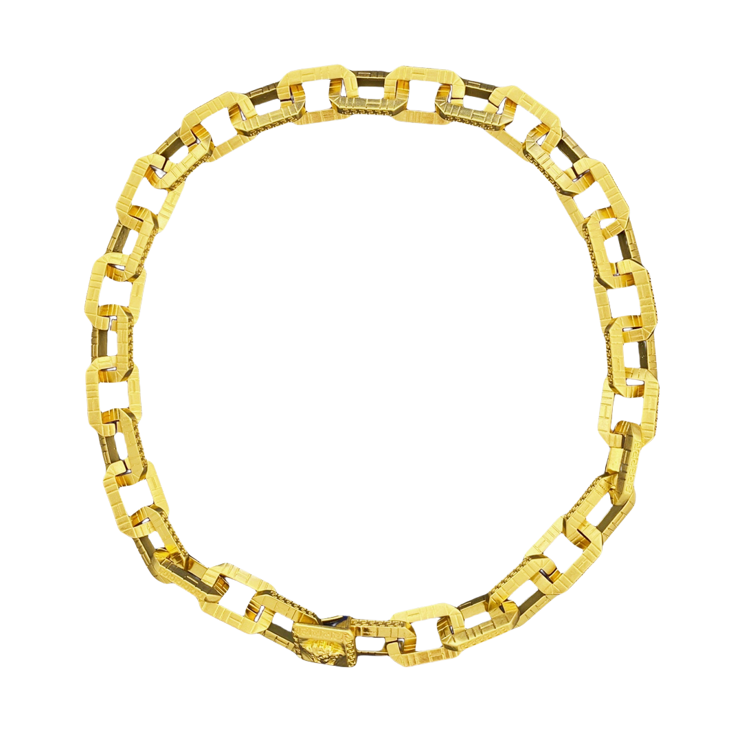 VSN019 Medusa chunky chain necklace for men - ccjewelryacc