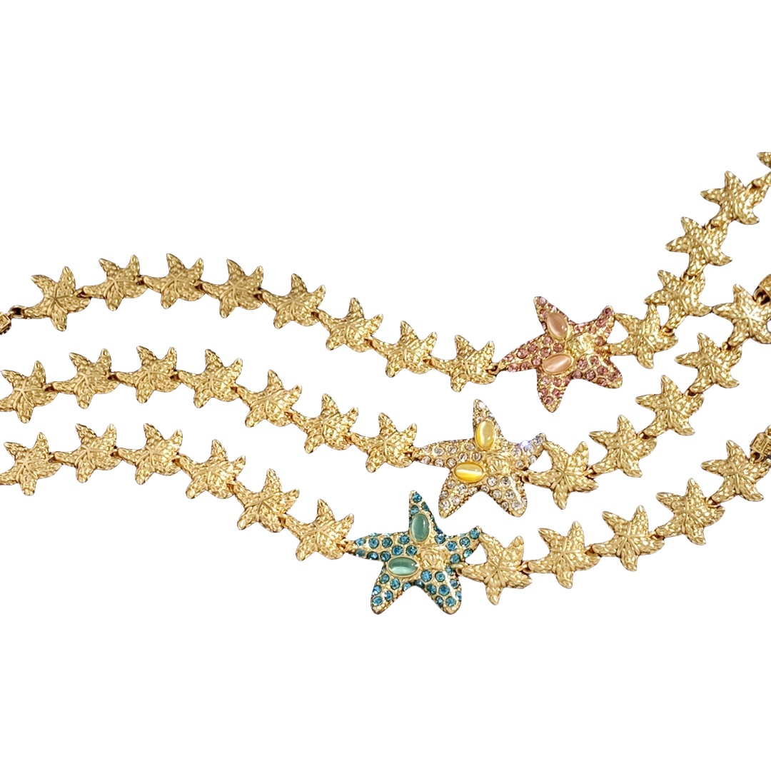 VSN054 Ancient Greek style Medusa incarnate starfish  bracelet necklace set - ccjewelryacc