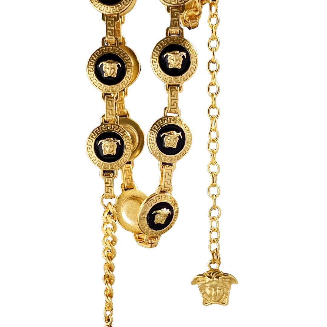 VSN003 Versace medusa choker necklace and bracelet - ccjewelryacc