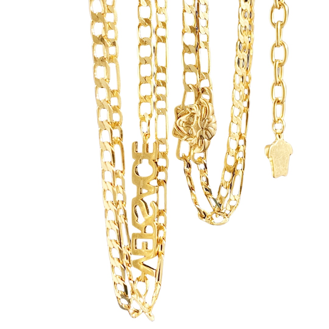 VSN023 Versace logo necklace - ccjewelryacc