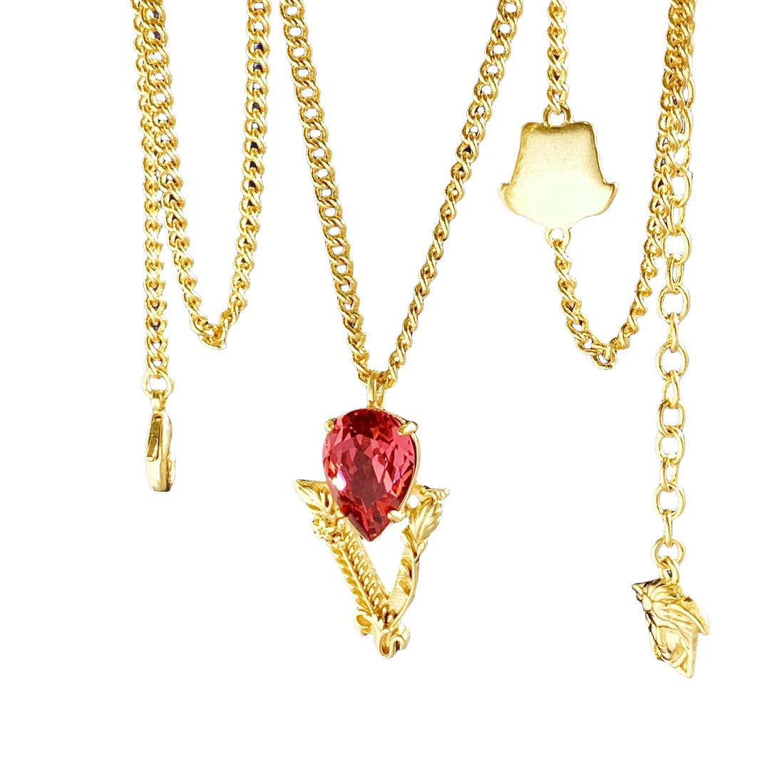 VSN037 Versace virtus necklace - ccjewelryacc