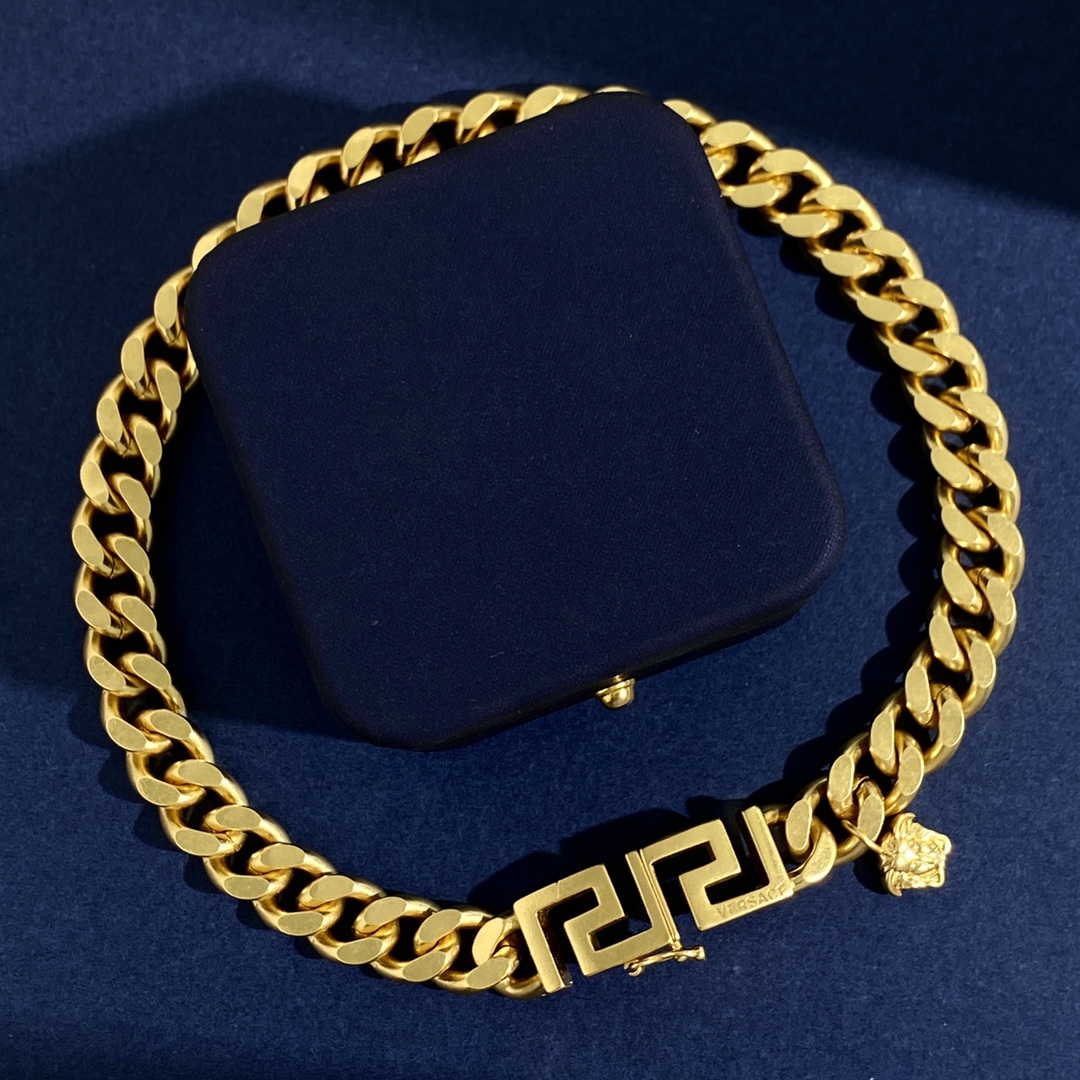 VSN034 Versace Grecamani choker necklace and bracelet - ccjewelryacc