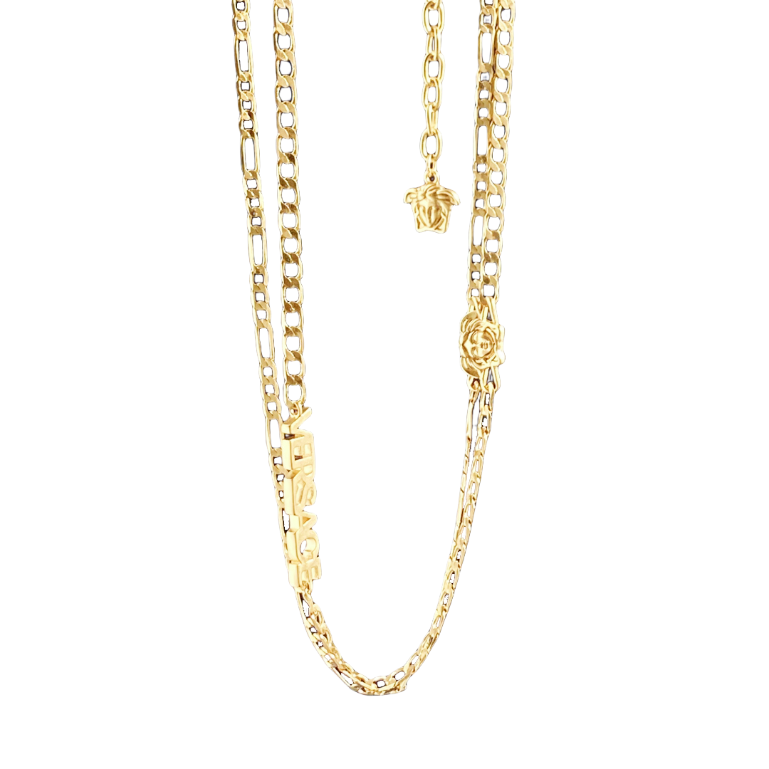 VSN023 Versace logo necklace - ccjewelryacc