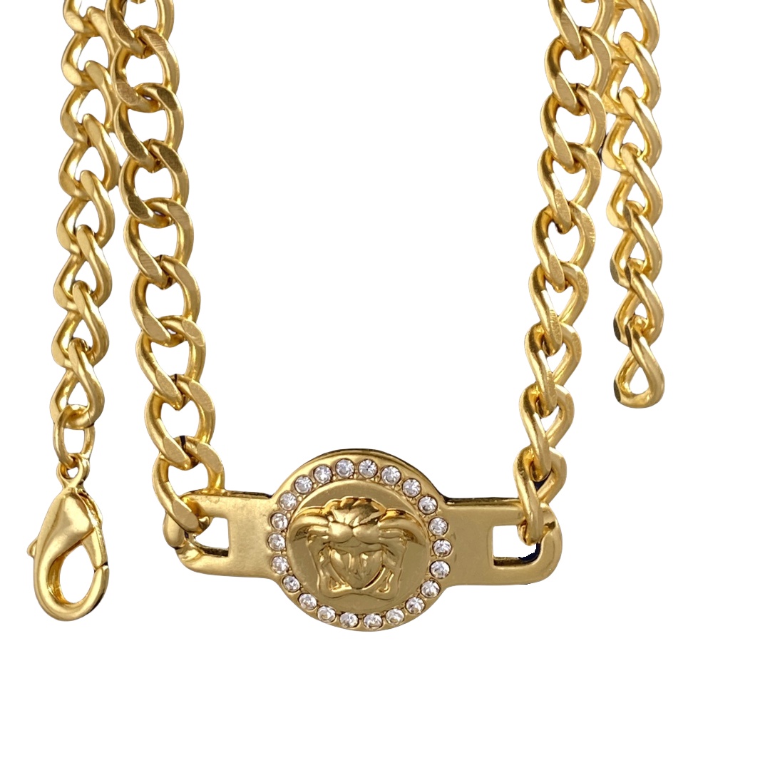 VSN046 Medusa chunky choker necklace - ccjewelryacc