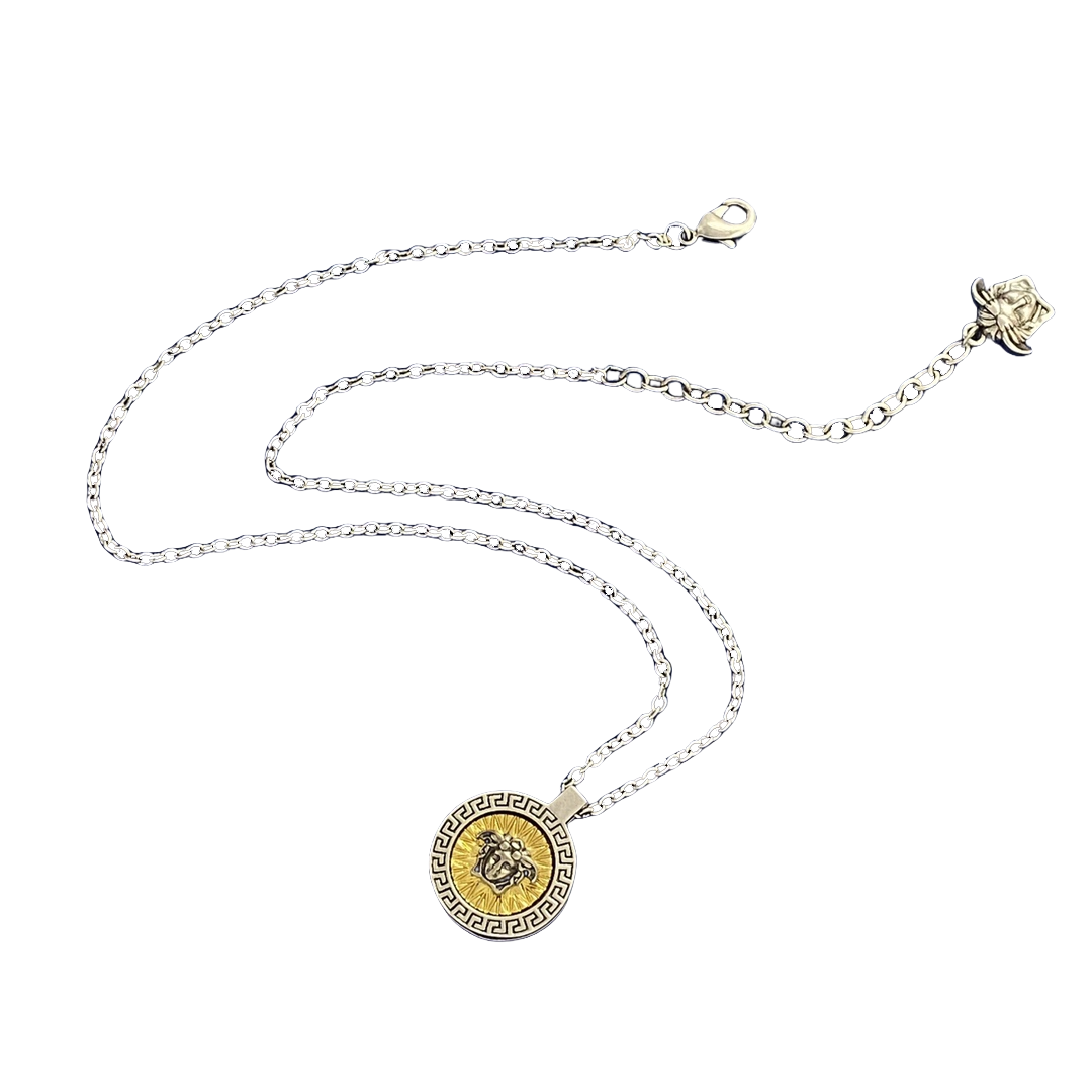 VSN002 Versace logo necklace - ccjewelryacc