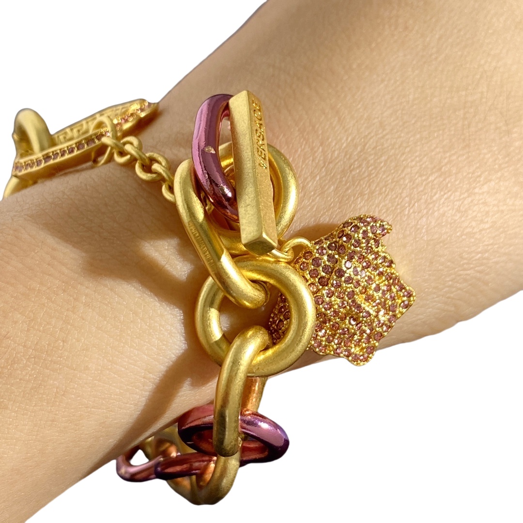 VSN007 Versace chunky choker necklace and bracelet for women - ccjewelryacc