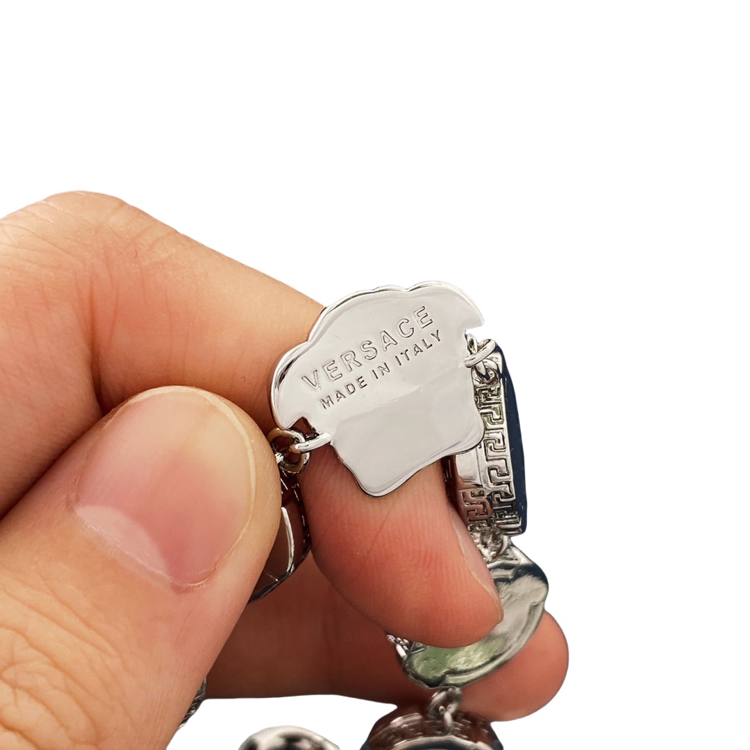 VSN025 Versace diamond tennis choker necklace and bracelet - ccjewelryacc