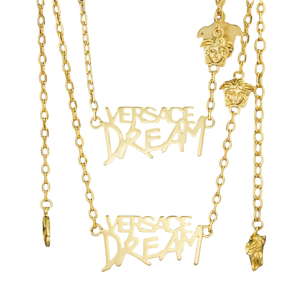 VSN008 Versace chain necklace and bracelet - ccjewelryacc