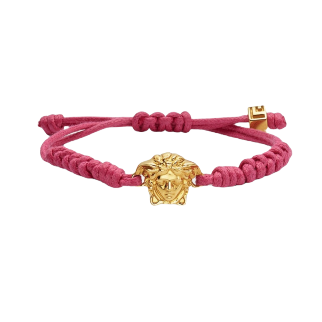 VSS030 Versace braided Medusa charm bracelet - ccjewelryacc