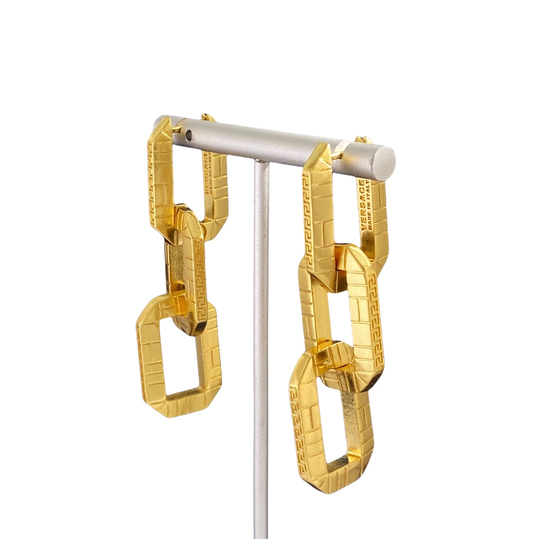 VSE063 Versace hoop earrings - ccjewelryacc