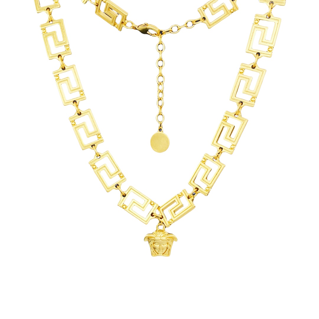 VSN053 Versace Grecamani choker necklace and bracelet - ccjewelryacc