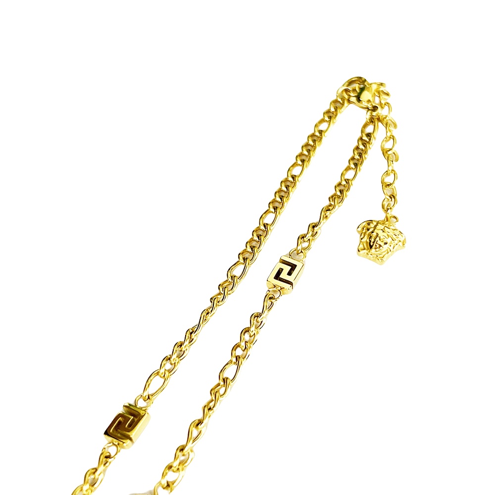 VSN009 Versace Medusa La greca necklace - ccjewelryacc