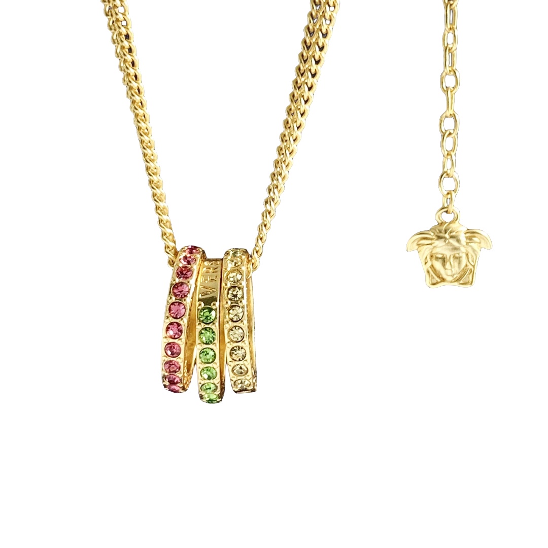 VSN015 Versace greca necklace - ccjewelryacc
