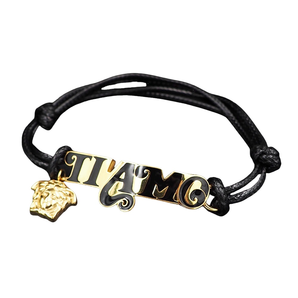 VSS028 Medusa braided leather bracelet - ccjewelryacc