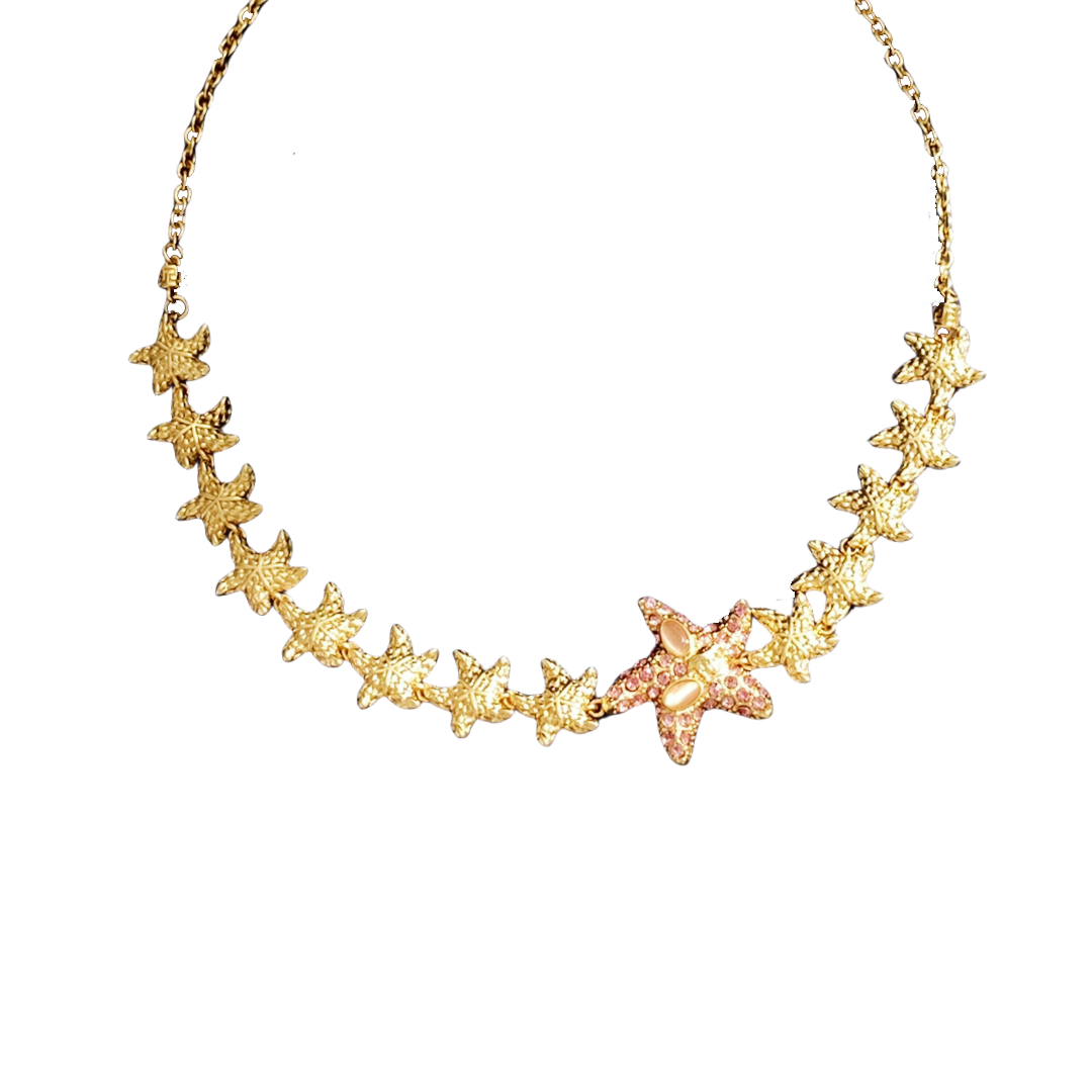 VSN054 Ancient Greek style Medusa incarnate starfish  bracelet necklace set - ccjewelryacc