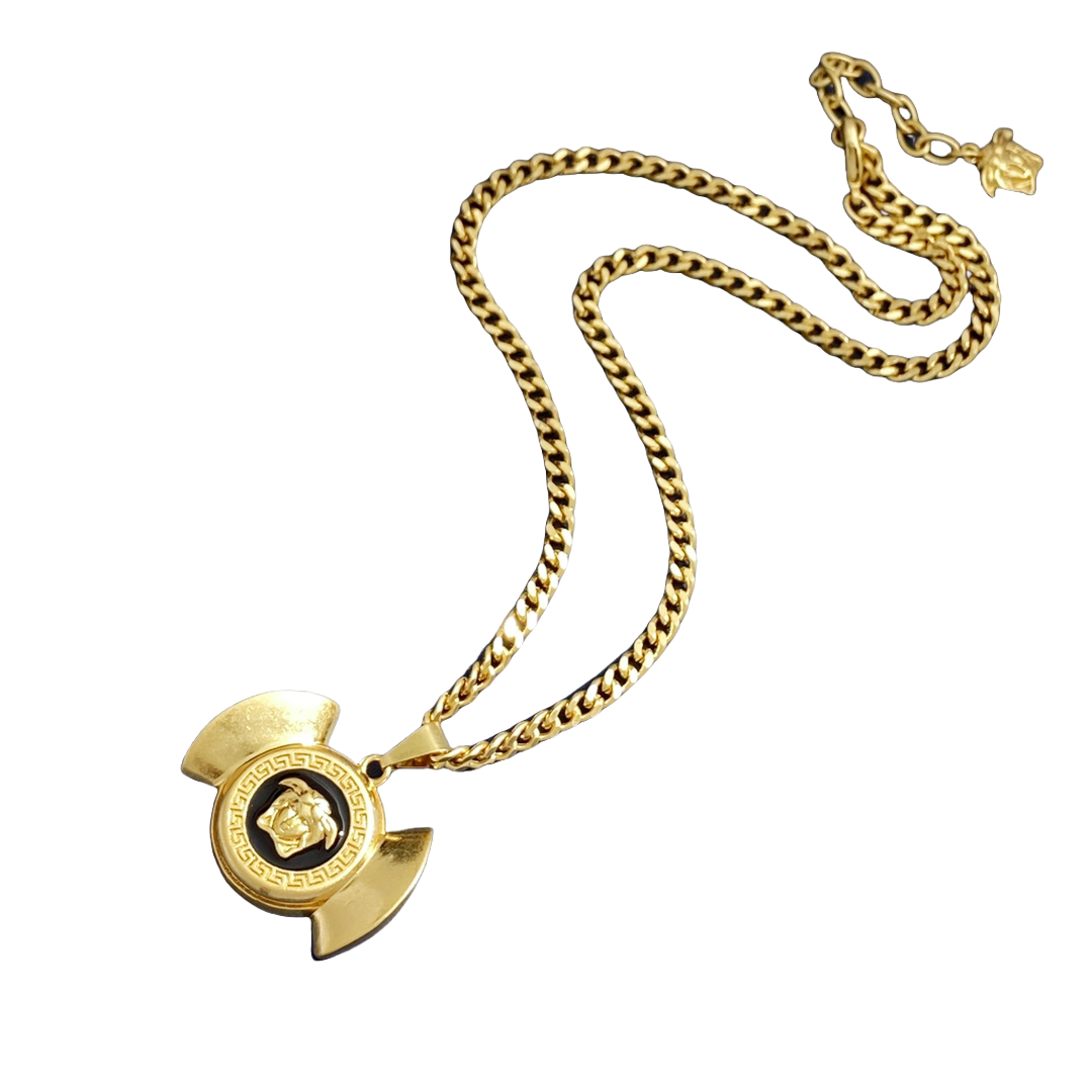 VSN040 Versace medusa pendant necklace - ccjewelryacc