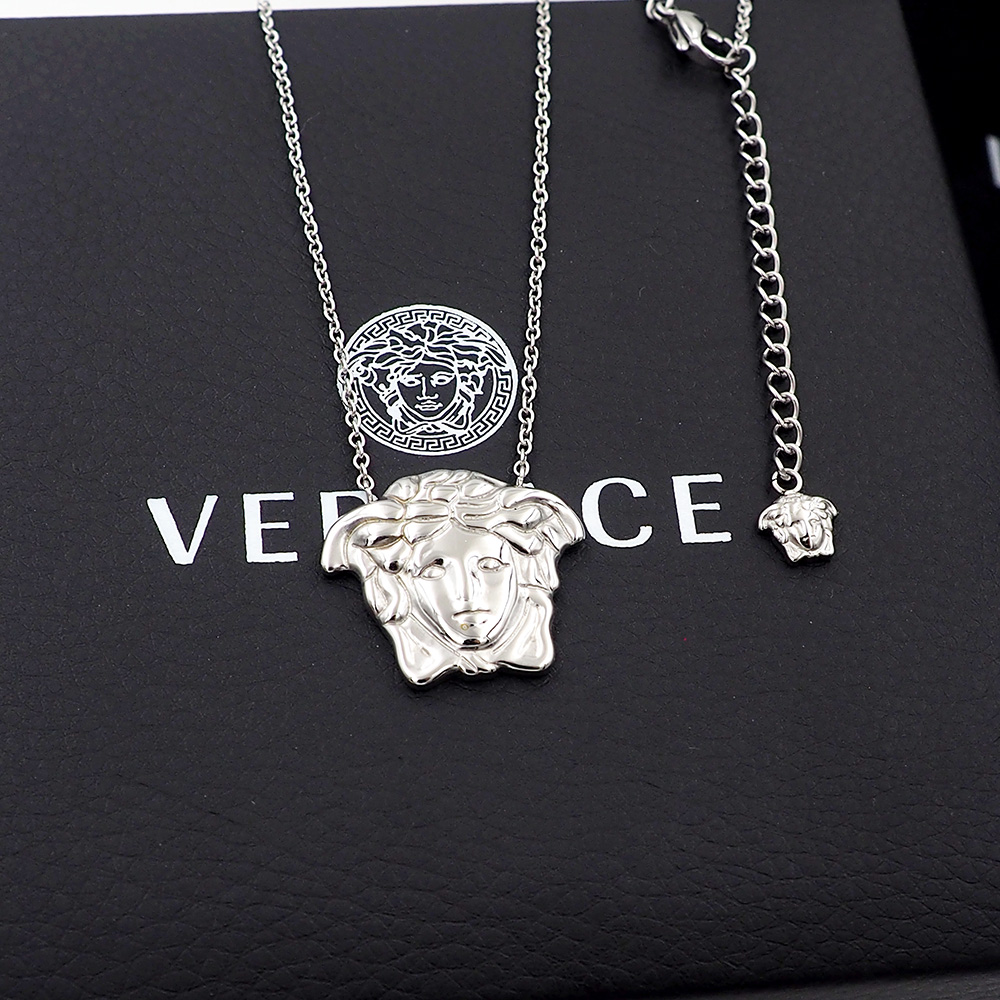 VSN031 versace gold medusa pendant necklace - ccjewelryacc