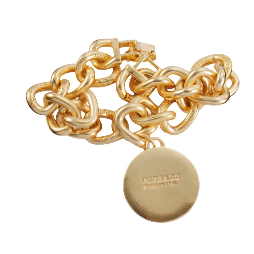 VSN033 Versace medusa chunky chain necklace - ccjewelryacc