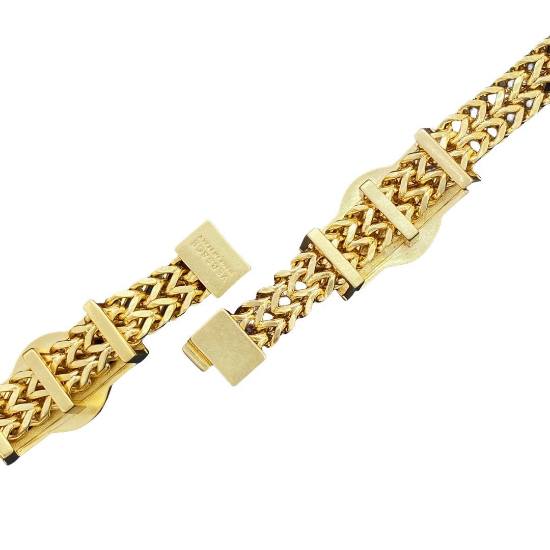 VSN051 Medusa Choker necklace gold bracelet - ccjewelryacc