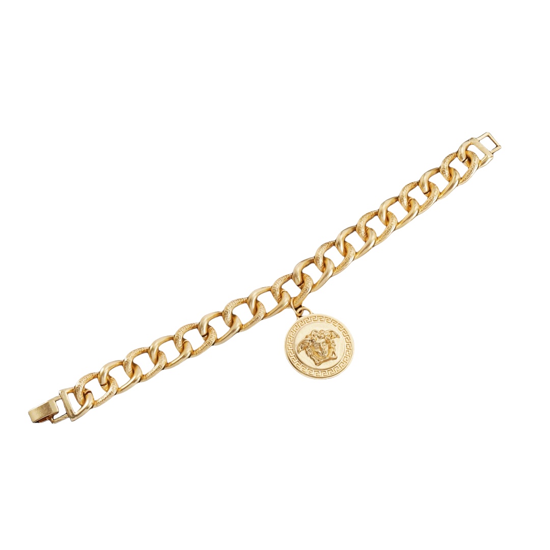 VSN033 Versace medusa chunky chain necklace - ccjewelryacc