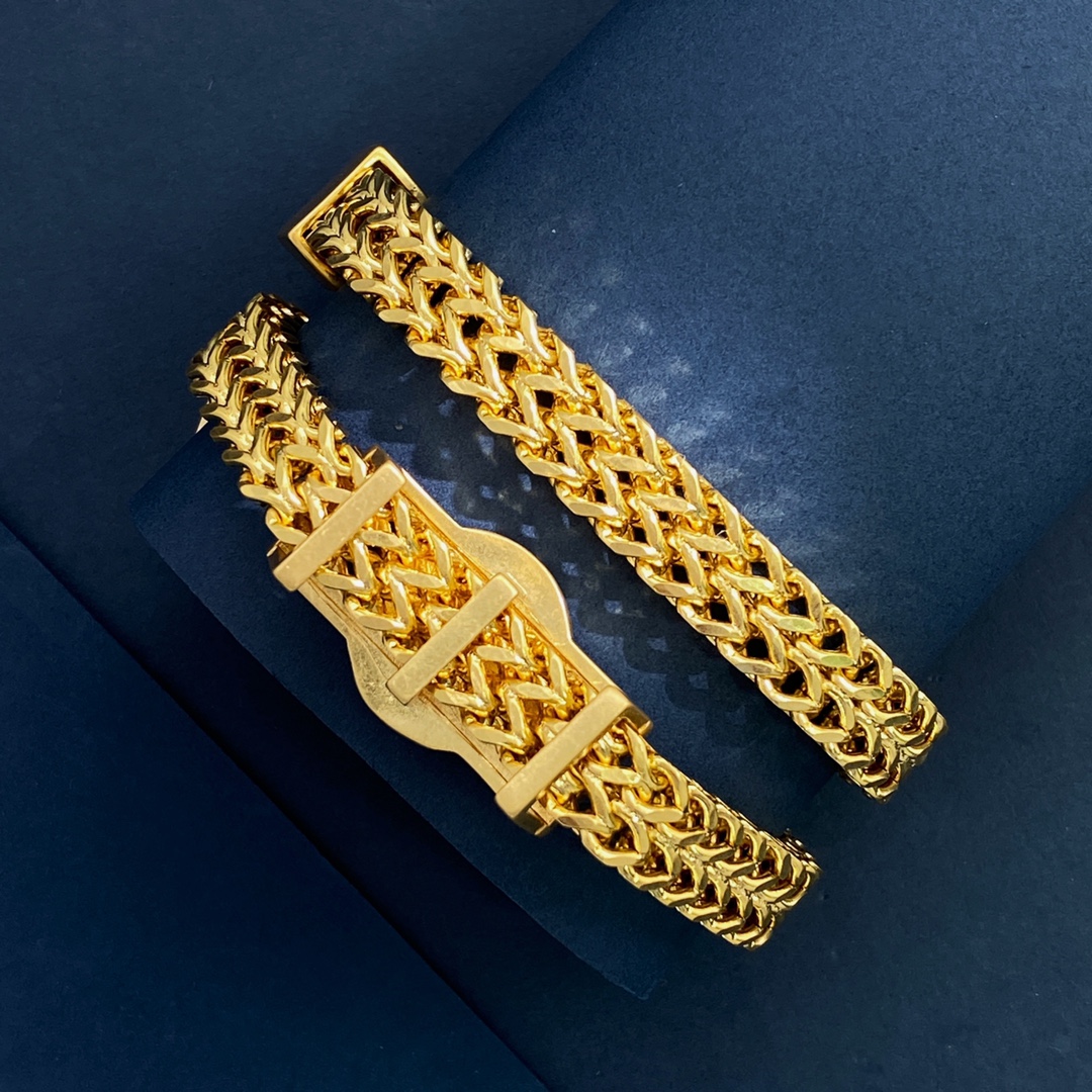 VSN051 Medusa Choker necklace gold bracelet - ccjewelryacc