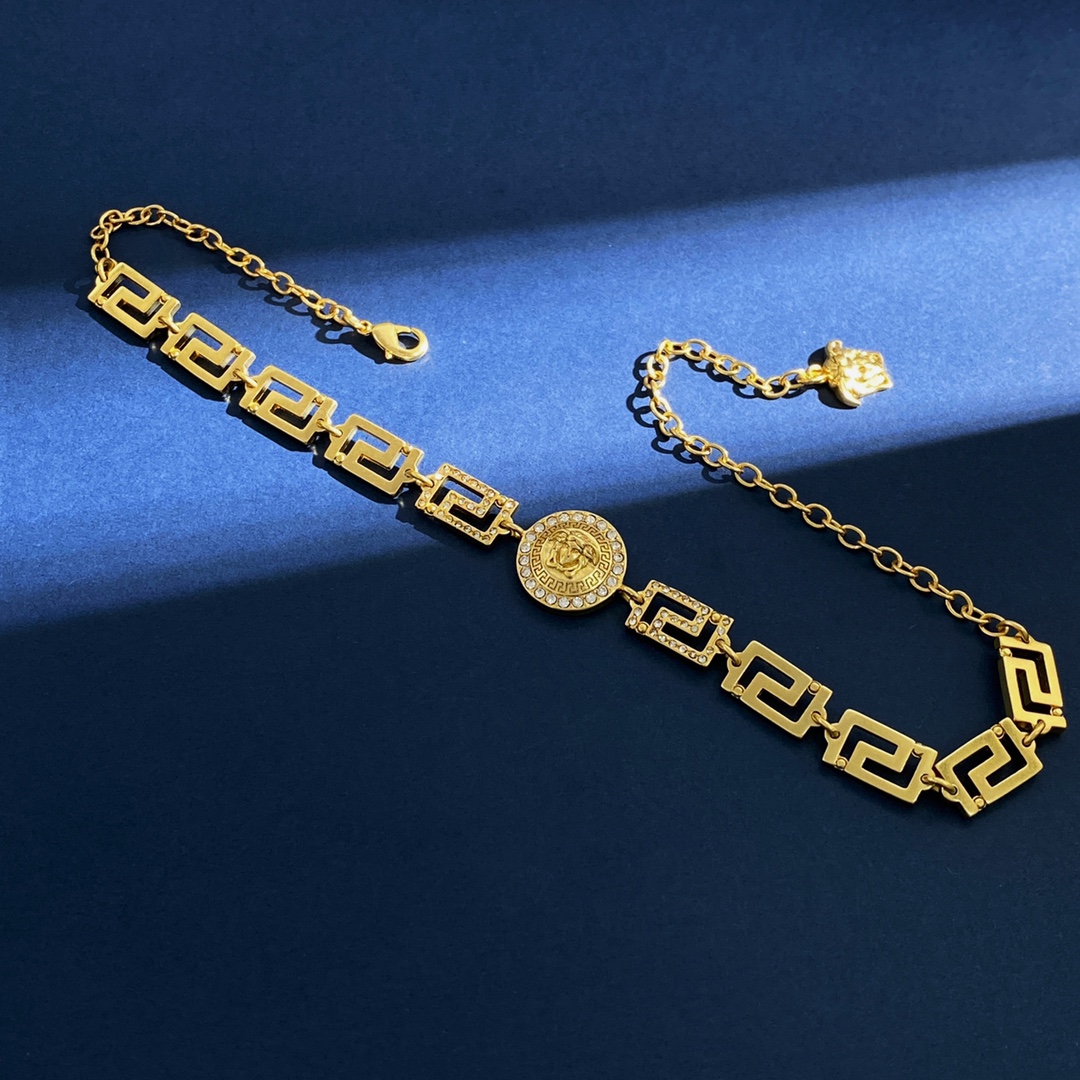 VSN020 Versace Grecamani choker necklace - ccjewelryacc