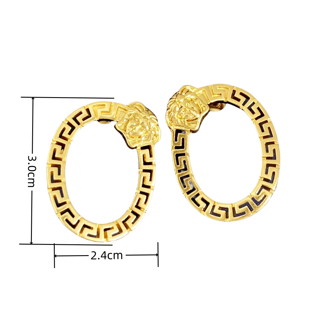 VSN055 Versace medusa chunky chain necklace - ccjewelryacc