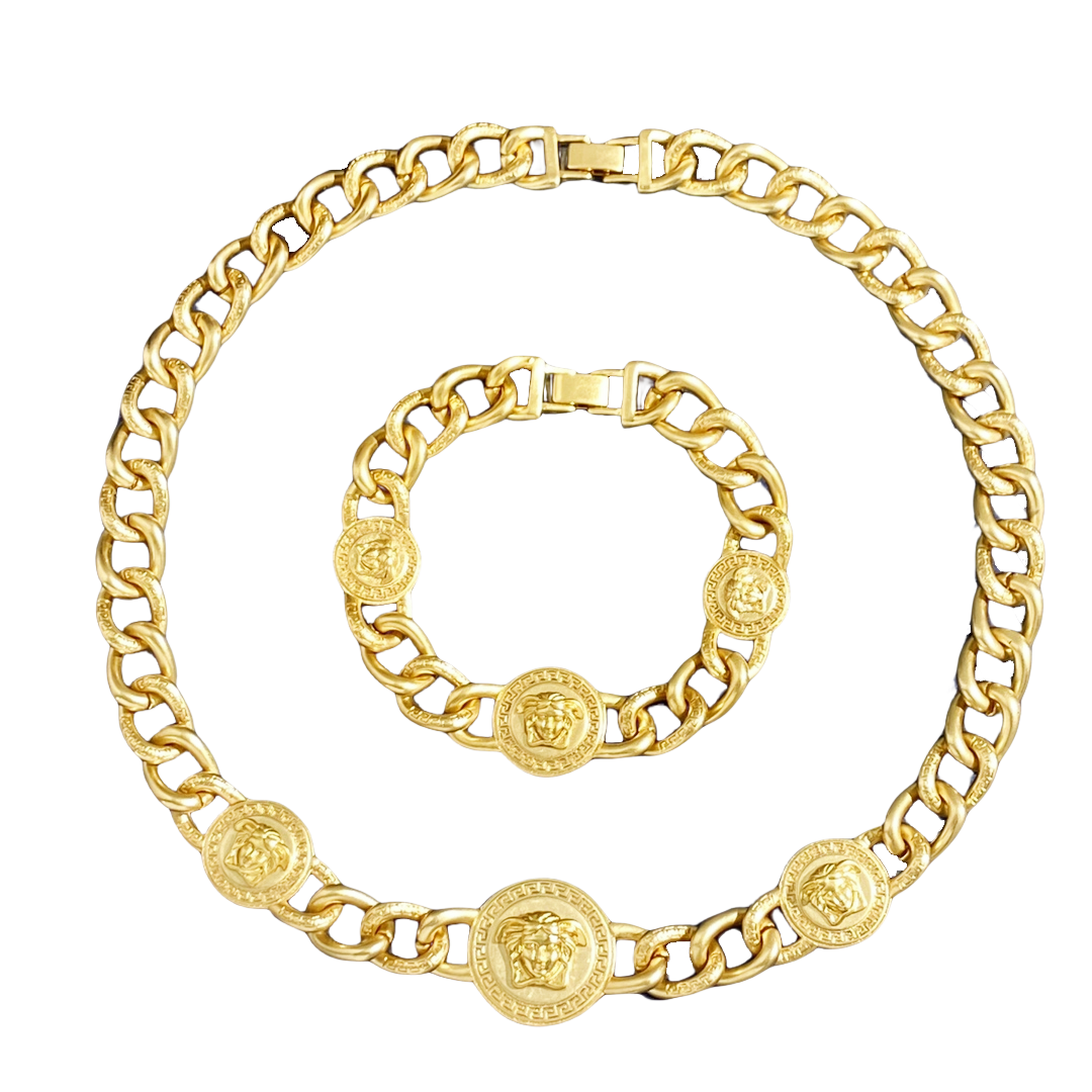 VSN057 Versace chunky necklace for women - ccjewelryacc
