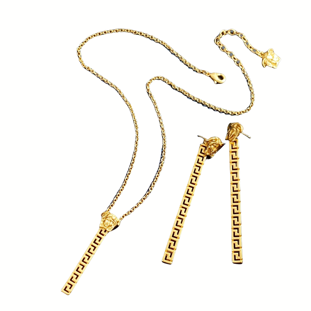 VSN062 Versace grecamania necklace - ccjewelryacc