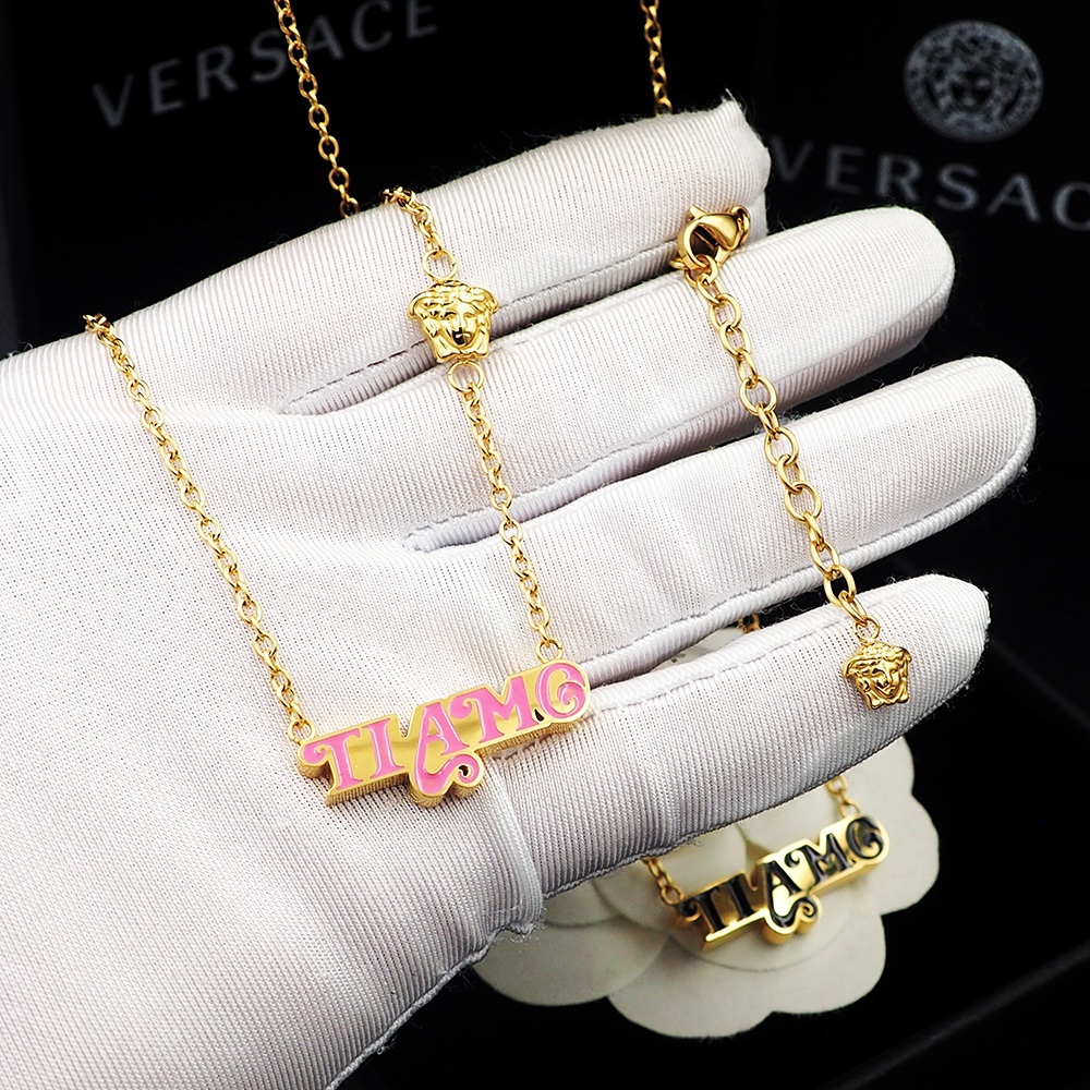 VSN074 Versace Ti Amo Necklace - ccjewelryacc
