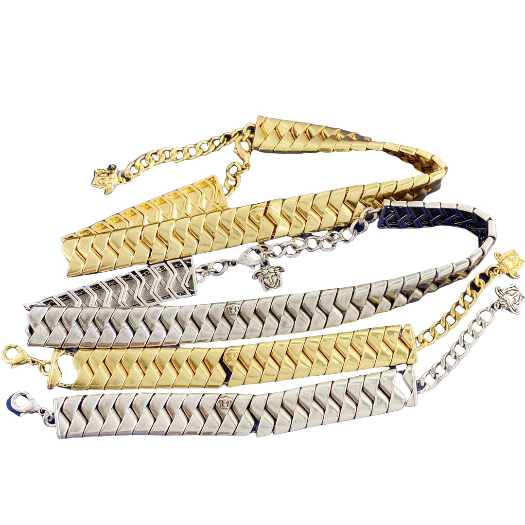 VSN079 Versace Hip hop punk choker necklace - ccjewelryacc