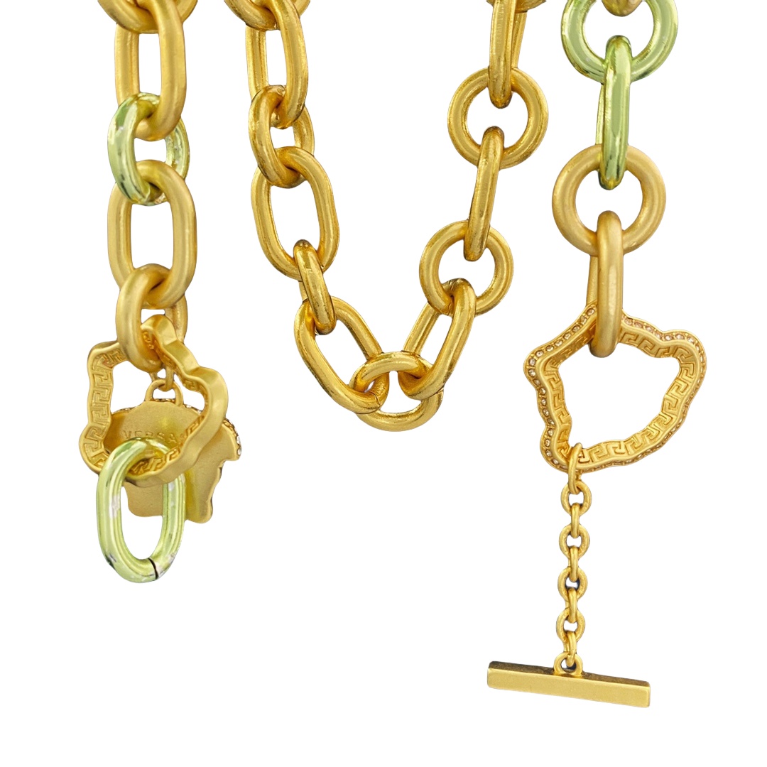 VSN007 Versace chunky choker necklace and bracelet for women - ccjewelryacc