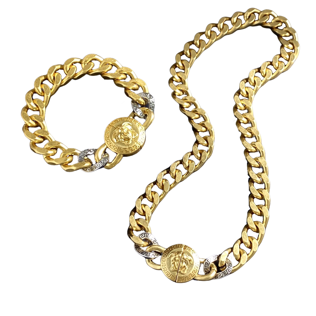 VSN058 Versace chunky necklace for women - ccjewelryacc
