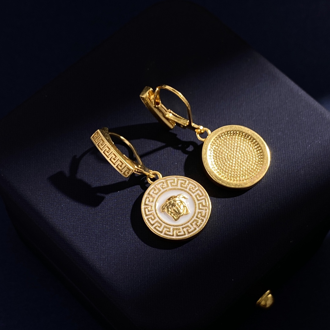 VSN059 versace enamel medusa necklace - ccjewelryacc