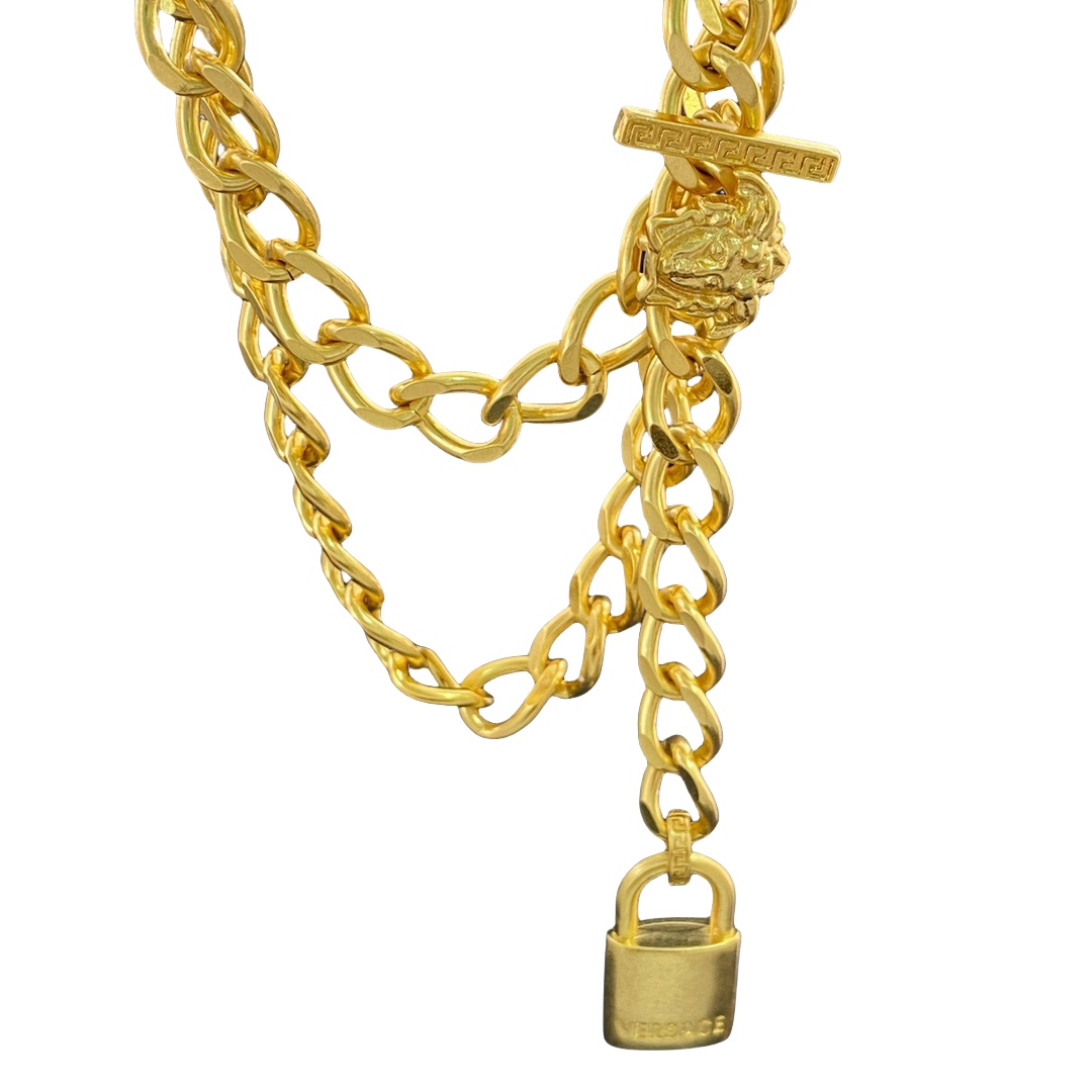 VSN068 versace lock necklace - ccjewelryacc