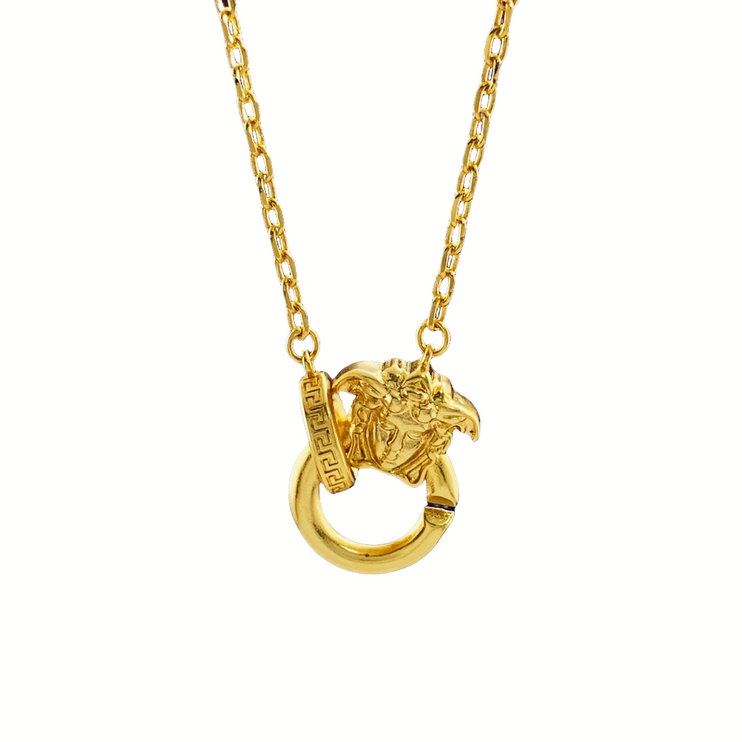 VSN073 Versace medusa necklace - ccjewelryacc