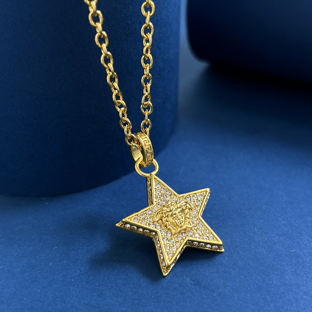 VSN063 versace star necklace - ccjewelryacc