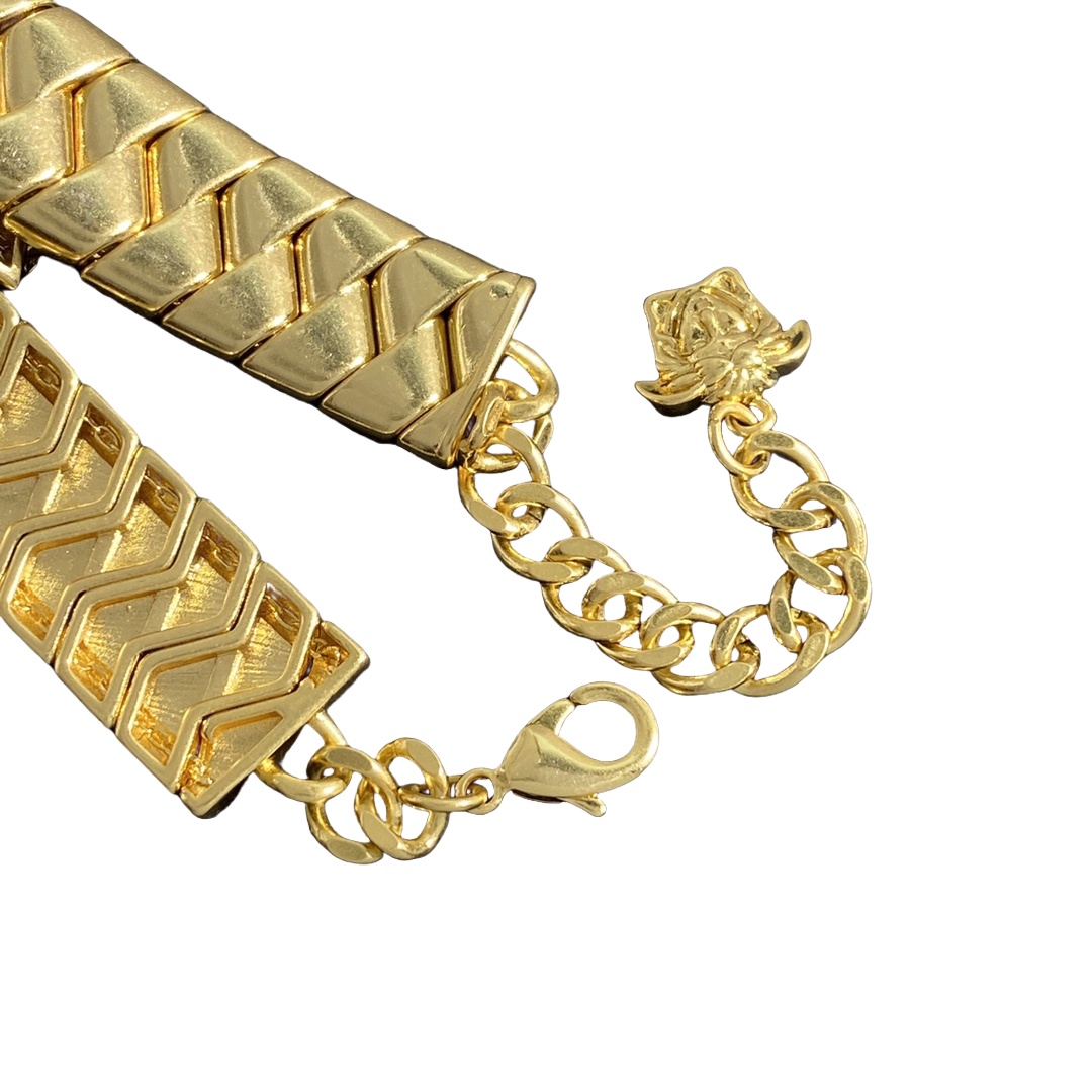 VSN079 Versace Hip hop punk choker necklace - ccjewelryacc