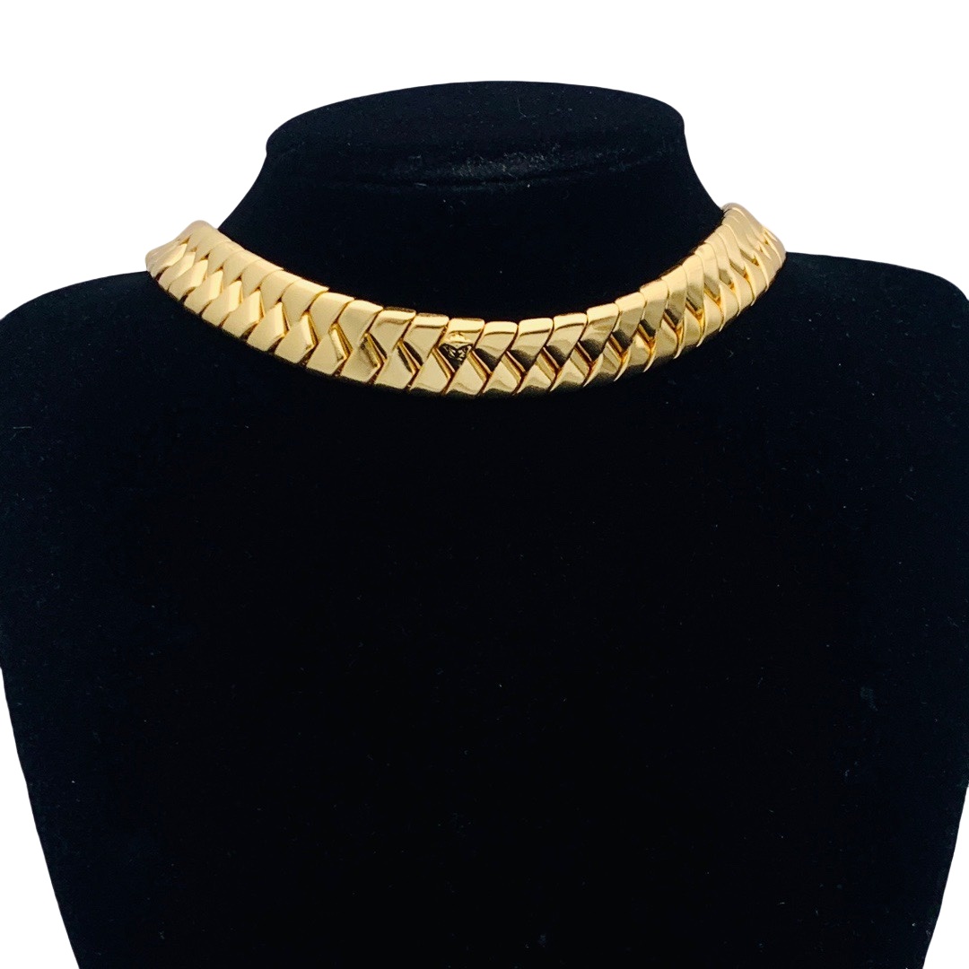 VSN079 Versace Hip hop punk choker necklace - ccjewelryacc