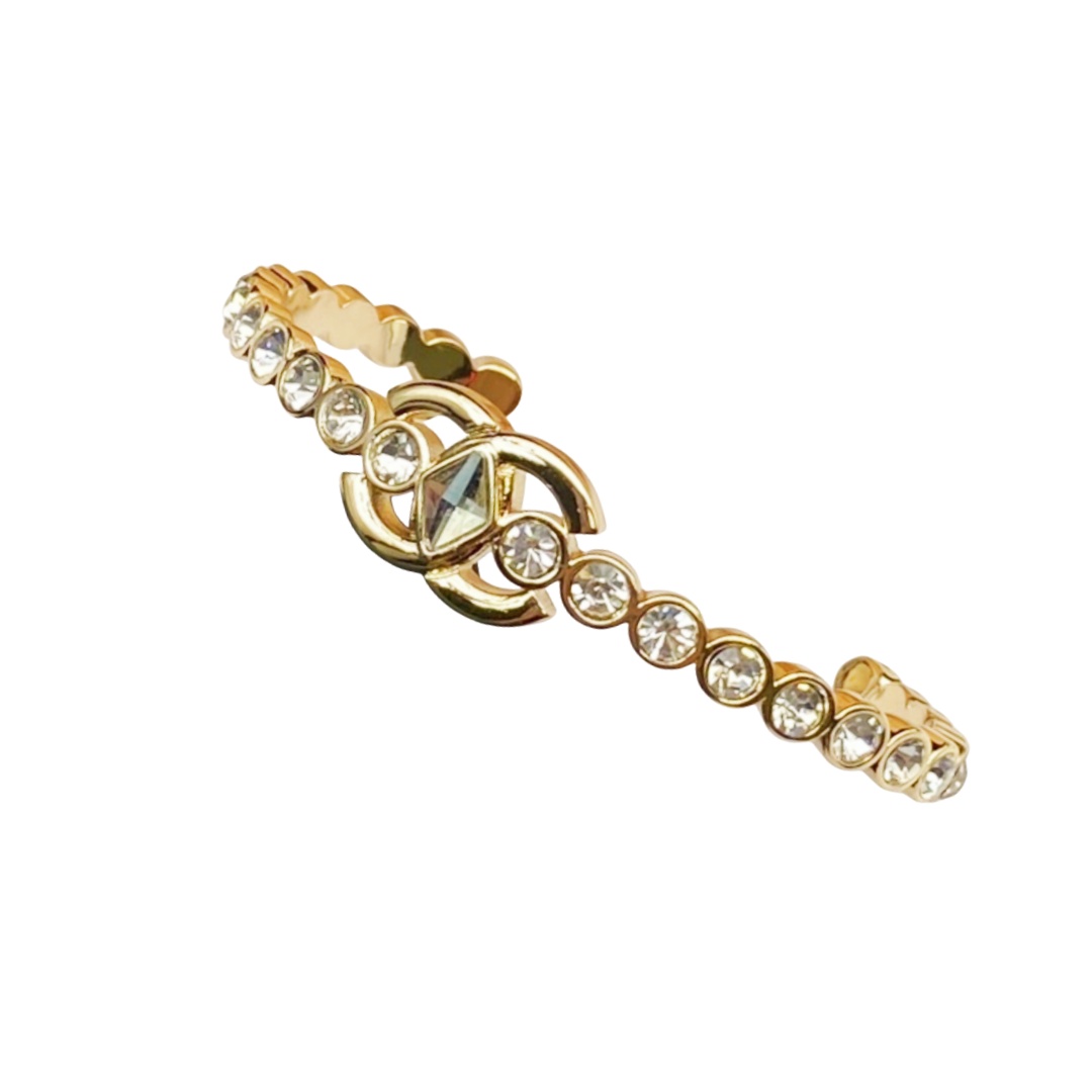 CCS033 23C coco diamond CC logo Bracelet - ccjewelryacc
