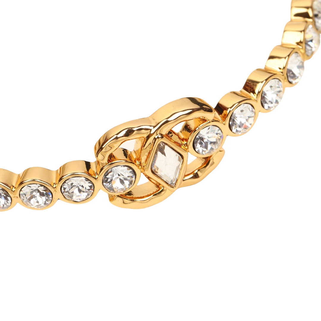 CCS033 23C coco diamond CC logo Bracelet - ccjewelryacc