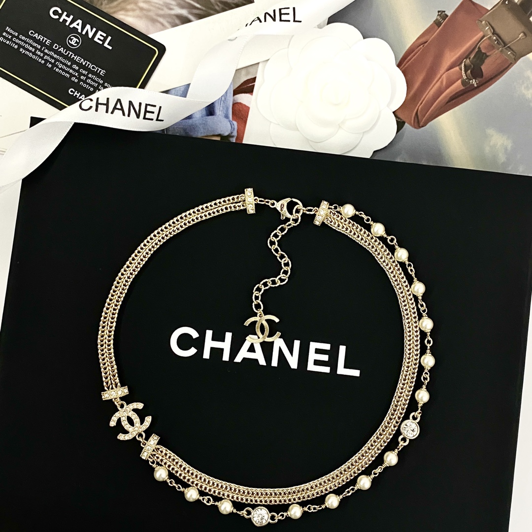 CCN022 CC Choker Necklace - ccjewelryacc