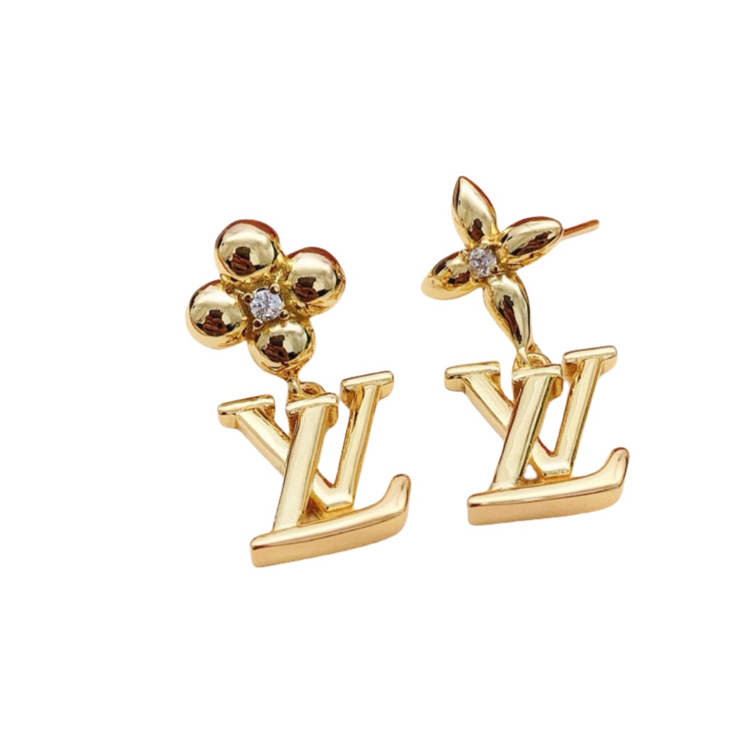 LVE070 LV Iconic flowerEarrings - ccjewelryacc